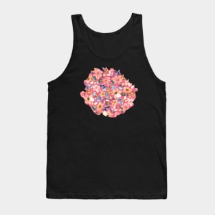 Tropical flowers Rapture pink Tank Top